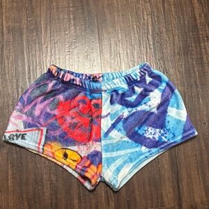 Penelope Wildberry fuzzy pajama shorts girls S